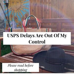 PLEASE DON’T BLAME SELLERS FOR POSHMARK’S GROUND SHIPPING.  WE CAN’T CONTROL IT.